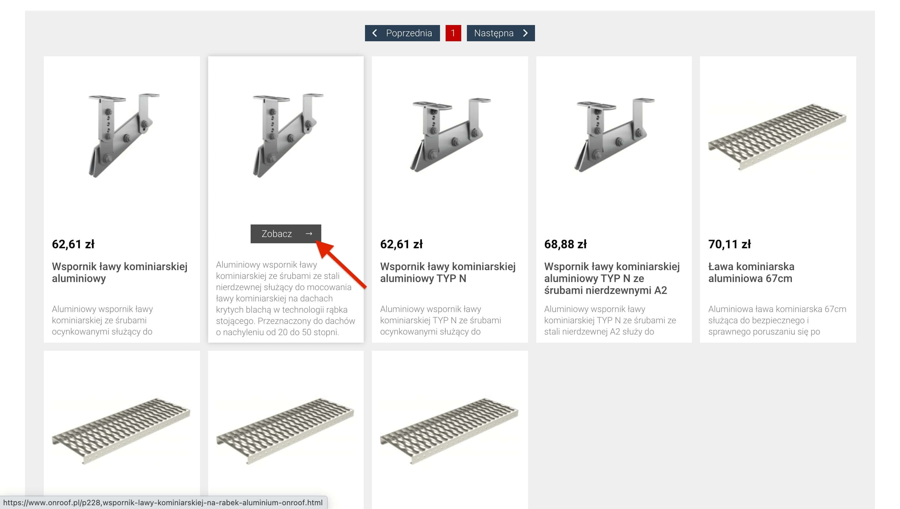 Jak kupować - instrukcja obsługi sklepu onroof.pl - screen 2